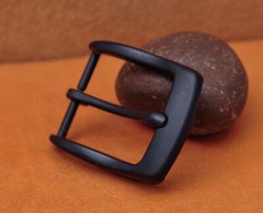 Cool Black Pin Single Prong Clip Buckle for DIY Leathercraft Belt Replacement