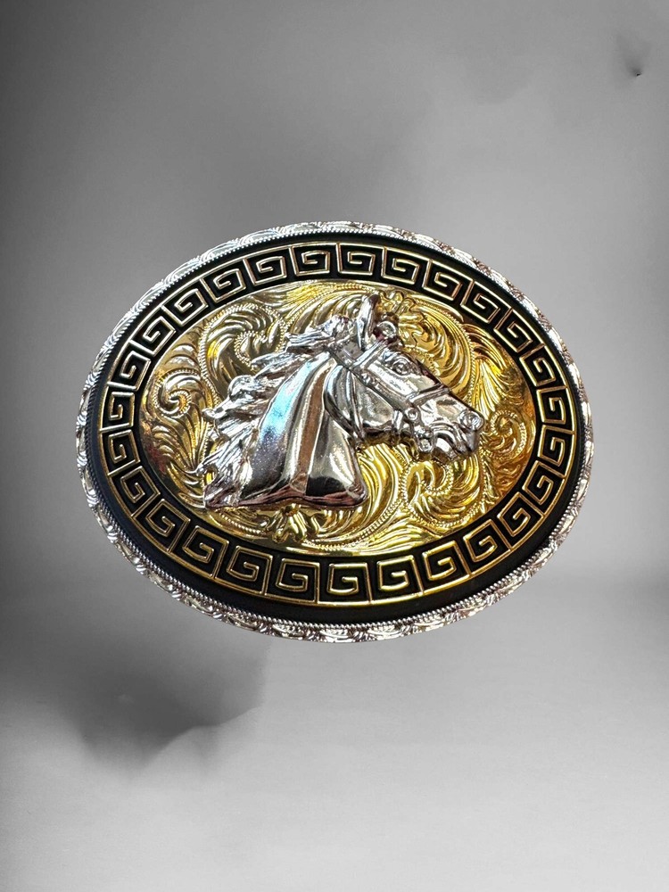 Horse Western Cowboy Belt Buckle Hebilla Vaquera Con Caballo