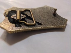 ✖ WESTERN STEER BULL Bronze Cowboy Rodeo Style ✖ Belt Buckle ✖ Roping Solid USA