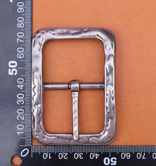 personalized Heavy Duty Strong Engraved Retro Center Bar Pin Belt Buckle 1-1/2&Prime;