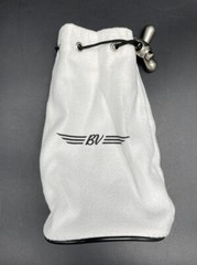 Bob Vokey BV Initials Wings Stealth Belt Buckle Rare Collectible Metal w/ Pouch