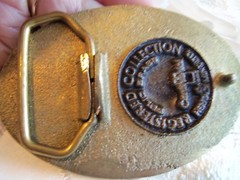Registered Historical Collection Oklahoma Land Run Belt Buckle Rare in Pouch