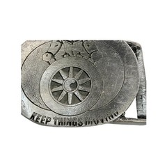 VTG Teamsters Belt Buckle Keep Things Moving MLW Buck-L-Up Union Trucking As Is