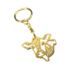 Elegant Hollow Head Keychain Stylish Accessory Suitable For Key Decoration
