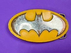 Used Batman Dc Comics Superhero S11 Belt Buckle To Restore / Re-Paint
