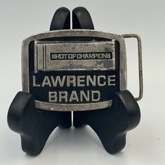 Vintage Lawrence Brand Shot of Champions Shotgun Shell Belt Buckle