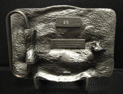 Coors National Western Stock Show Belt Buckle 1998 Draft Horse Pull Show 125 Anv