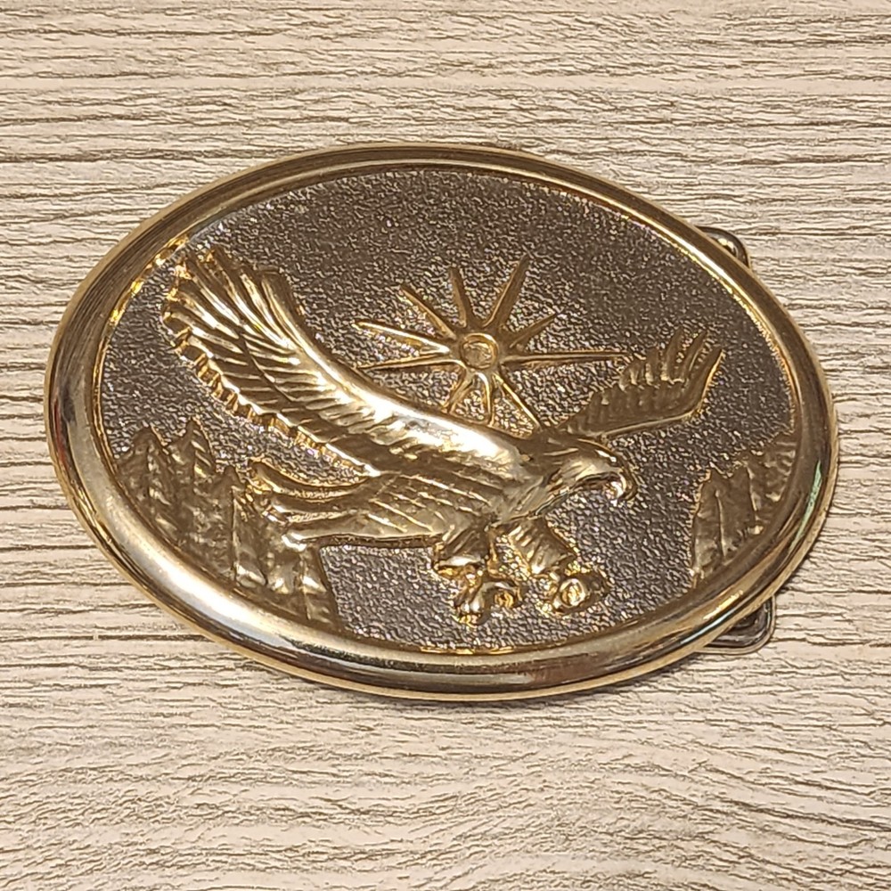 Choice – Vintage Belt Buckle Eagle Fur Rendezvous Cross Crockett Spinning Spur
