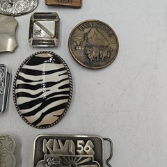 Vintage Belt Buckle LOT OF 13 – Mixed Metals Western Eagle Harley Aztec Mens