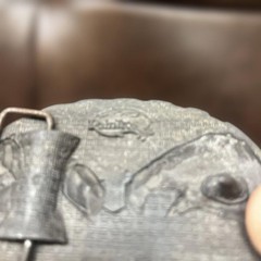Harley-Davidson Vintage Buckle 70s-80s Harley RainTree Bald Eagle head x 2