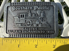 Belt Buckle, Southern Pacific 1981 Collector