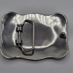 ARIAT Western Filigree Belt Buckle Silver Tone Rodeo Style Men&rsquo;s Cowboy Engraved