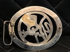 NEW NEW YORK YANKEES METAL BELT BUCKLE HANDCRAFTED MULTI COLOR+ RHINESTONE