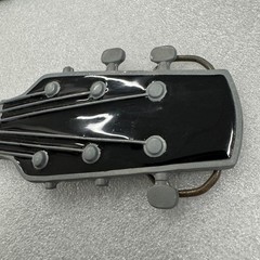 Great American Products 2008 Guitar Headstock Belt Buckle Black