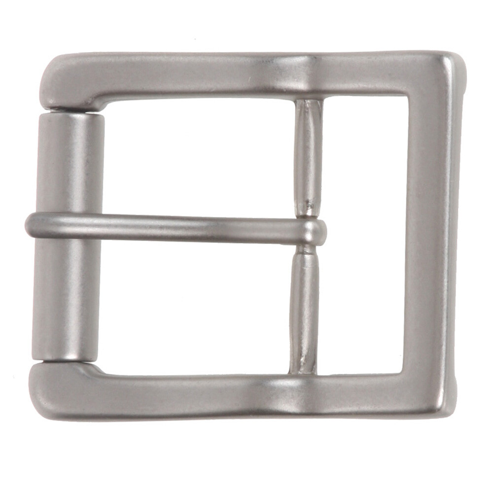 1 1/2&Prime; (38 mm) Nickel Free Center Bar Single Prong Roller Belt Buckle