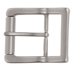 1 1/2&Prime; (38 mm) Nickel Free Center Bar Single Prong Roller Belt Buckle