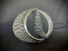 “Alien Excavation” OOAK Belt Buckle 4.5” Sculptural Textured Darren McNeese