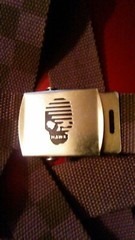 Hawk Belt Buckle Size: 40 Metal Skull Brown Made in China 