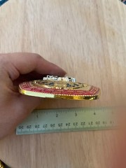 Western Buckle Gold Silver Red Horse Head Buckle Cowboy 2 » Hebillas Vaqueras