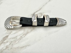 BG Mudd BGM .925 Sterling 14K Gold Tom Taylor Santa Fe 1” buckle set