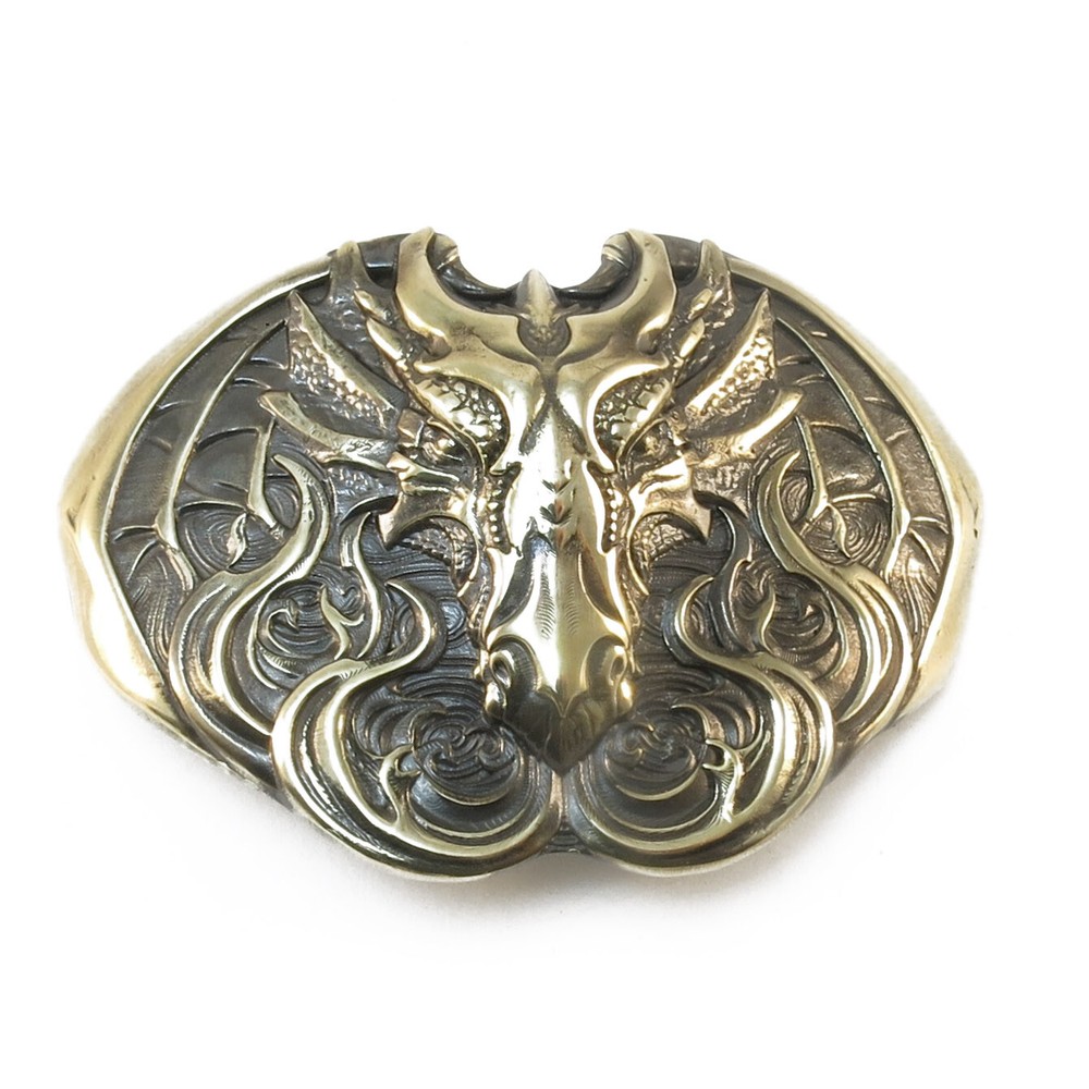 Dragon belt buckle, Scandinavian Nordic Celtic Norse mythology