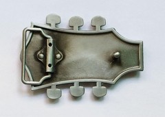 Pink Enamel Guitar Head Belt Buckle Musician Western other Colors Available