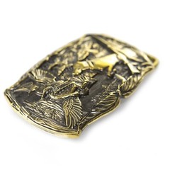 Belt buckle « Duck hunting », Trophy belt buckle, Hunter belt buckle