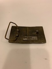 Colorado Rocky Mountain Solid Brass Belt Buckle Special Cast 1979 USA.