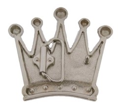Rock Rebel Royal Crown Belt Buckle New Men Women Silver Metal 3 choppers Cowboy