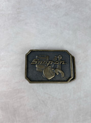 Vintage Snap On Tools Belt Buckle, Solid Brass, Made in USA, BTS SPP-513