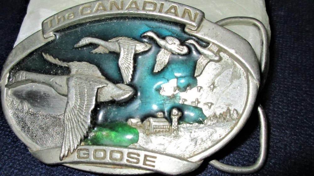 THE CANADIAN GOOSE BELT BUCKLE