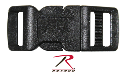 5/8 » Black Plastic Side Release Buckle Or 1/2&Prime; Or 3/8&Prime; -In Packs Of 6 Buckles