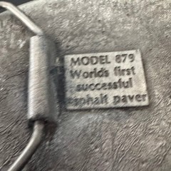 Vintage Barber Greene Model 879 Asphalt Paver Belt Buckle The Original