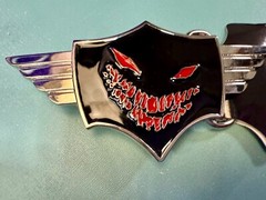 DISTURBED Creepy Face American Heavy Metal Band Logo 2009 Bravado Belt Buckle