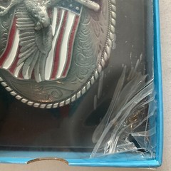 Nocona Belt Company Western Belt Buckles Mens Silver 2 Buckles G Initial