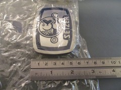 NEW Pewter Belt Buckle Fish SETZER – Advertising fishing equipment