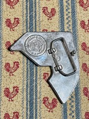 Famous Stars And Straps Belt Buckle « Chrome » plating y2k