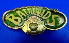 Battletoads June 2017 Loot Crate Gaming Exclusive Nes Gold Tone Belt Buckle