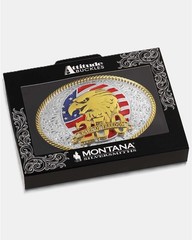 Montana Silversmiths America 250 Eagle 250 Years of Freedom Belt Buckle – A1098P