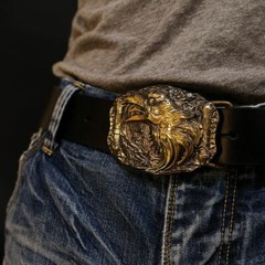 Belt buckle “Raven”, Crow belt buckle, Blackbird buckle; Bird on the buckle;