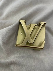 Louis Vuitton LV Initiales Belt Buckle Gold Tone