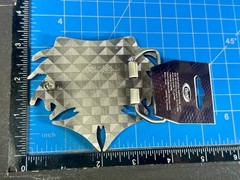 Disorder Iron Maltese Cross Doves NOS Silver Moon Creations Belt Buckle
