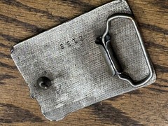 Vintage Mens Silver SEX Belt Buckle ~