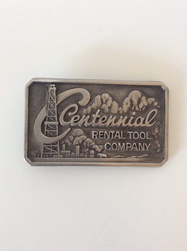 Centennial Rental Tool Company ( Out Of Business? ) Belt Buckle