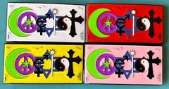 COEXIST white belt buckle