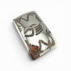 .925 Sterling Silver Bear Claw Belt Buckle – 26.97g