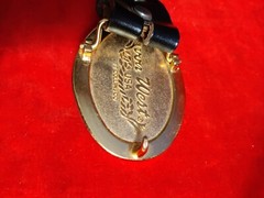VTG Von West Encased Bullet Shells Remmington S & W Long Luger Belt Buckle Guns