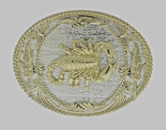 Scorpion Belt Buckle New Men Women Gold Silver Metal Zodiac Western Cowboy Rodeo