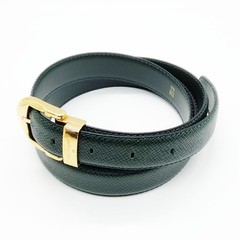 Louis Vuitton Belt Greens Taiga 3982040