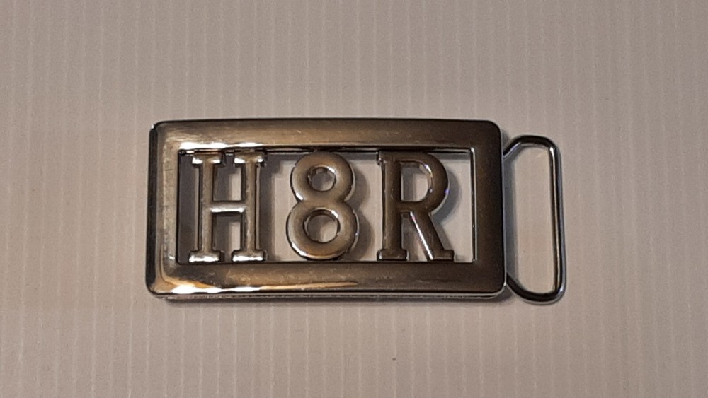 H8R (HATER) CUSTOM Belt Buckle-Put ANY LETTERS &/OR NUMBERS on Buckle